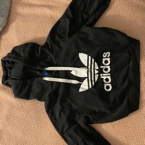 Adidas Foil Crop Hoodie